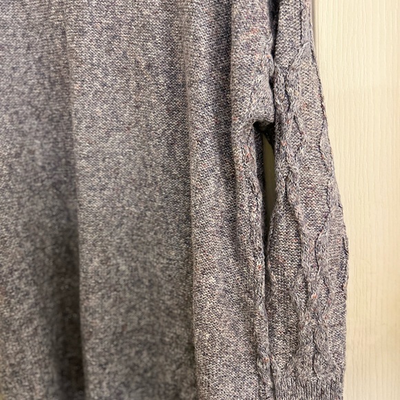 Avenue Women's Cardigan Sweater Gray With Sparkles 18/20 - Picture 6 of 7